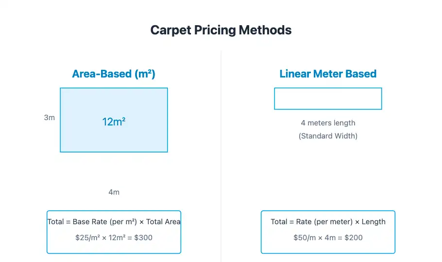 carpet pricing methodes