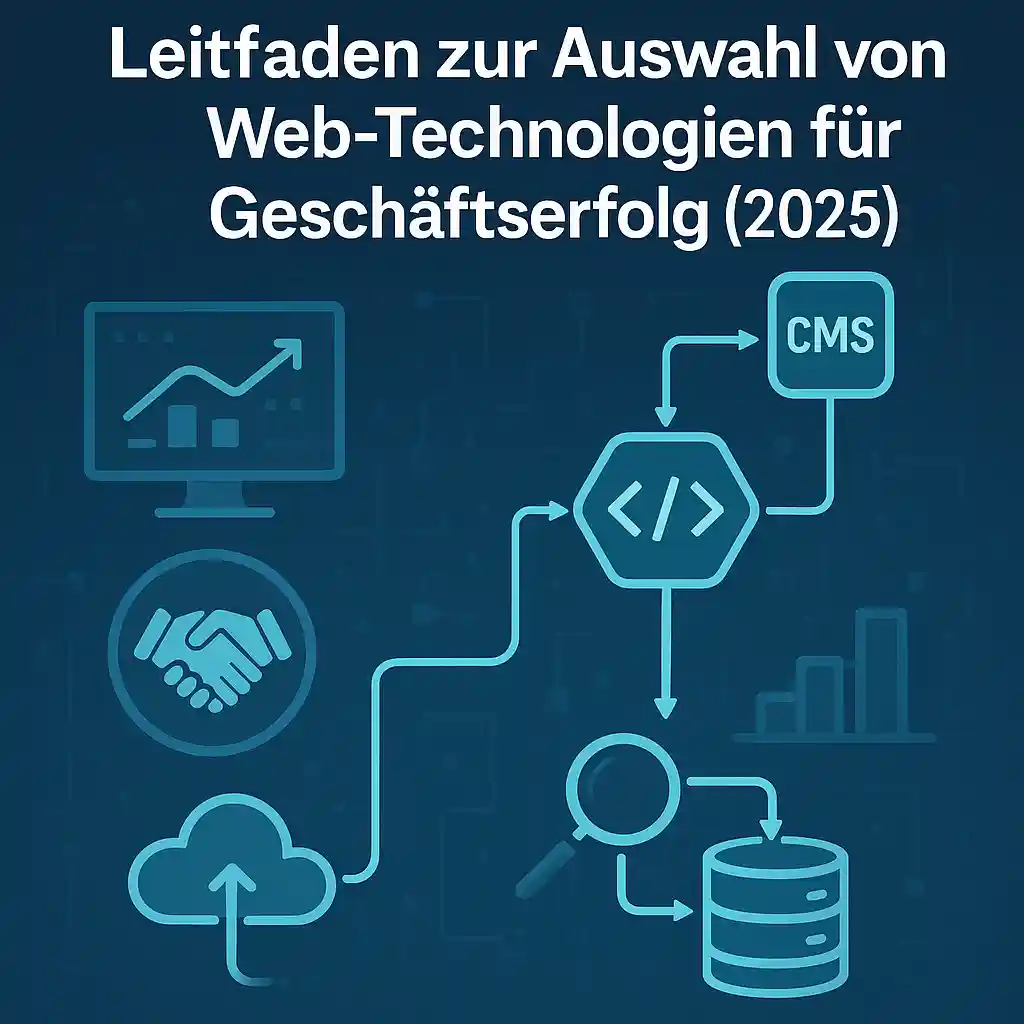Strategischer Leitfaden zur Auswahl von Webtechnologien für Unternehmenserfolg (2025)